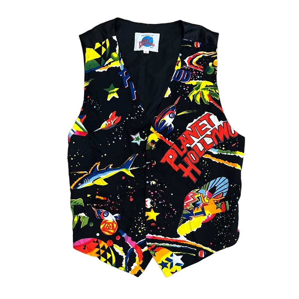 Vintage 90’s Planet Hollywood Vest Size XL